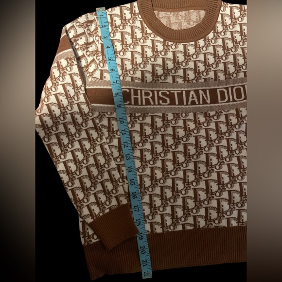 Dior Brown Crewneck Sweater for Women - Picture 3 of 3